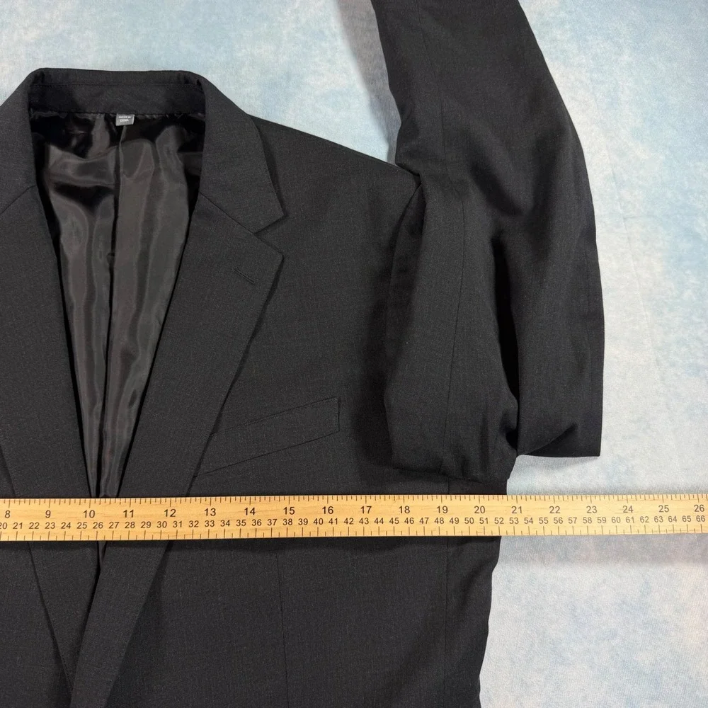Bonobos Blazer Mens 42L Charcoal Grey Excellent Wool Slim Fit Suit Jacket 3003